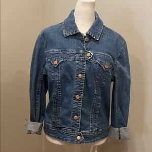 BCBG Maxazria  Vintage Blue Denim Jacket